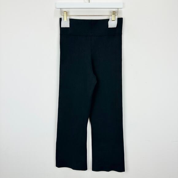 J.Crew Petite Delaney Kickout Sweater Pant Stretch Knit Pintuck Black M NWT - Picture 11 of 13